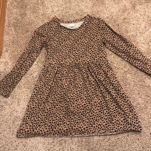 Gymboree girls leopard print dress